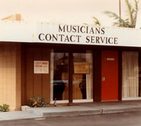 Musician's Contact Office, circa 1980